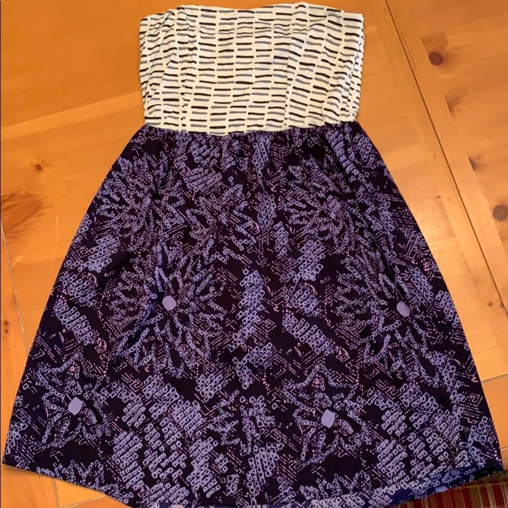 Roxy strapless beach dress